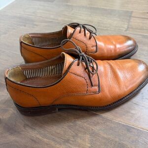 Lucky Brand 1850 Men’s Leather Dress Shoes Brown Tan Size 11